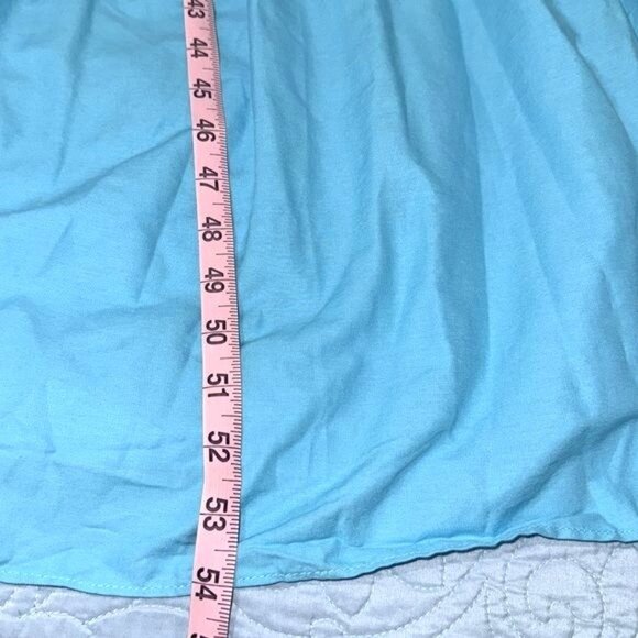 Colorblock Maxi Dress With Adjustable Straps & Ruched Bodice Terra & Sky 1X 100% - Picture 10 of 10